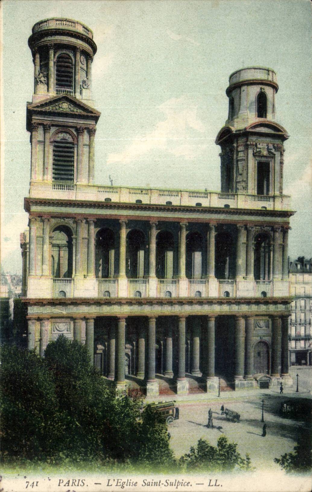 Paris CPA Eglise Saint Sulpice