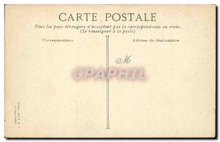 Paris CPA Ecole militaire — Verso