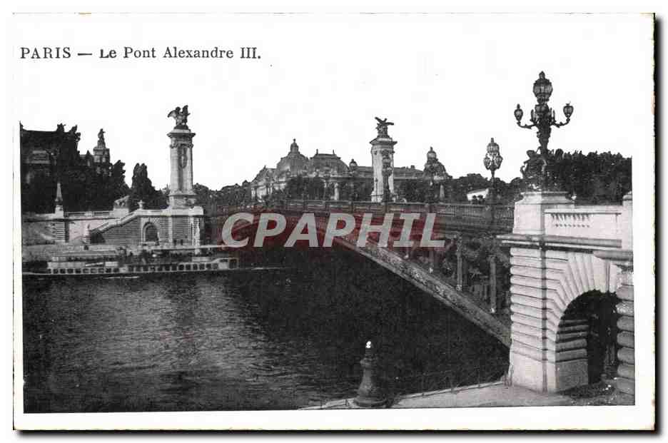 Paris CPA Pont Alexandre III