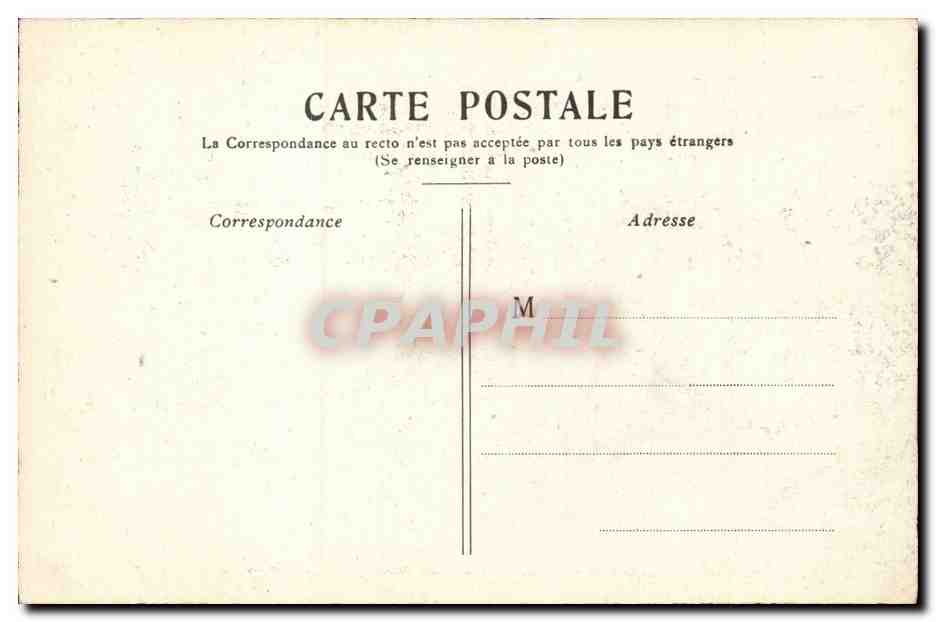 Paris CPA Pont Alexandre III — Verso