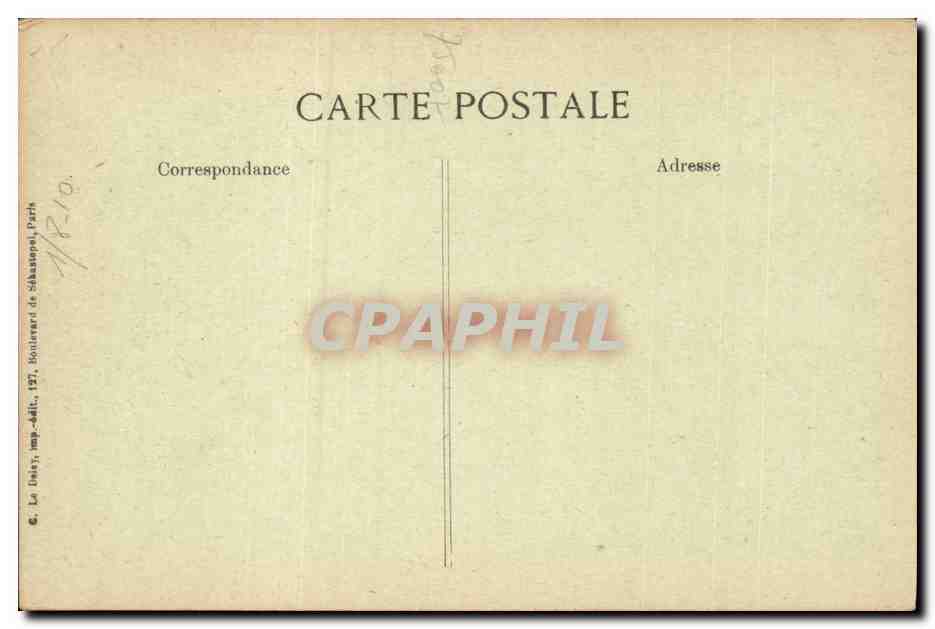 Paris CPA Pont Alexandre Vue generale — Verso