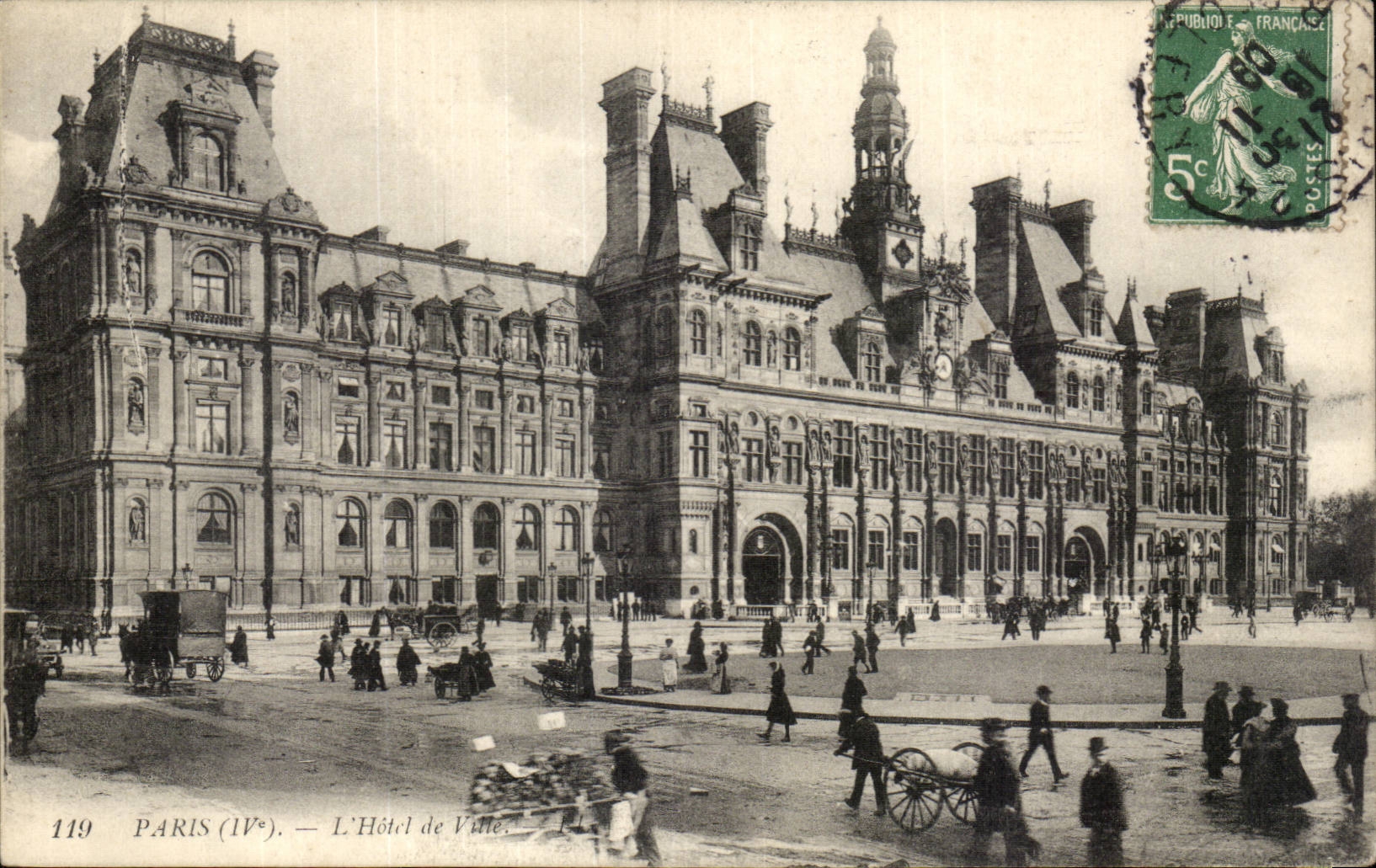 Paris CPA Hotel de ville 