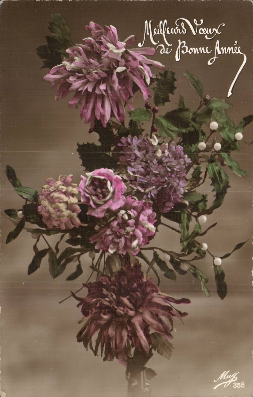 CPA Fantaisie Fleurs 