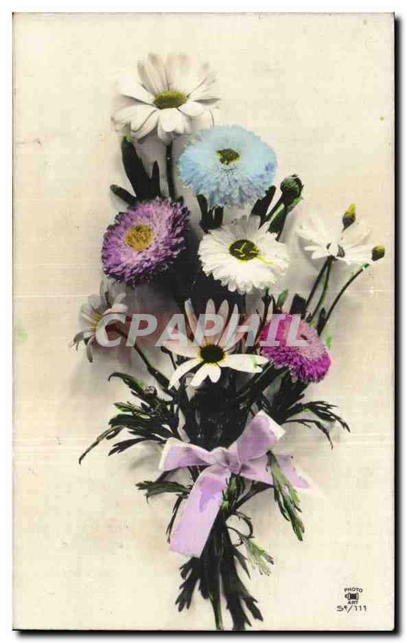 CPA Fantaisie Fleurs