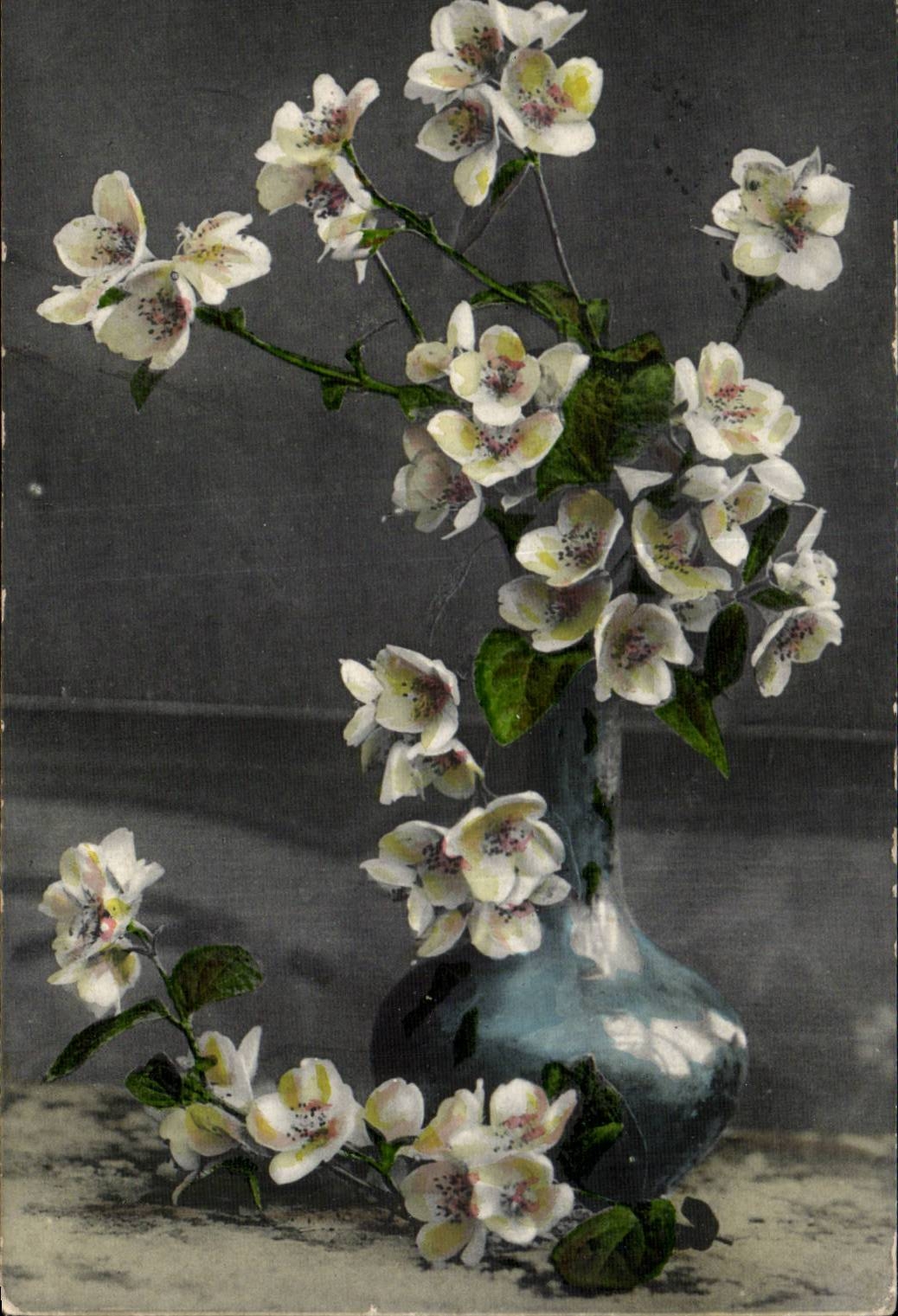 CPA Fantaisie Fleurs