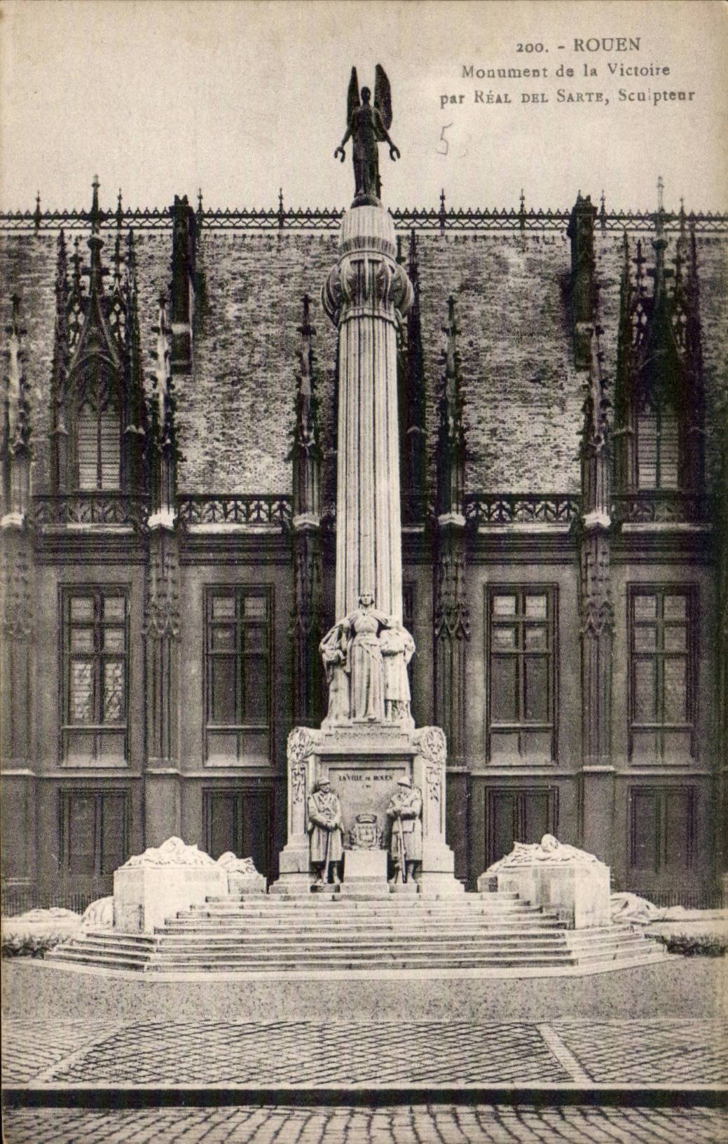 Rouen CPA Monument de la victoire par Real del Sarte 