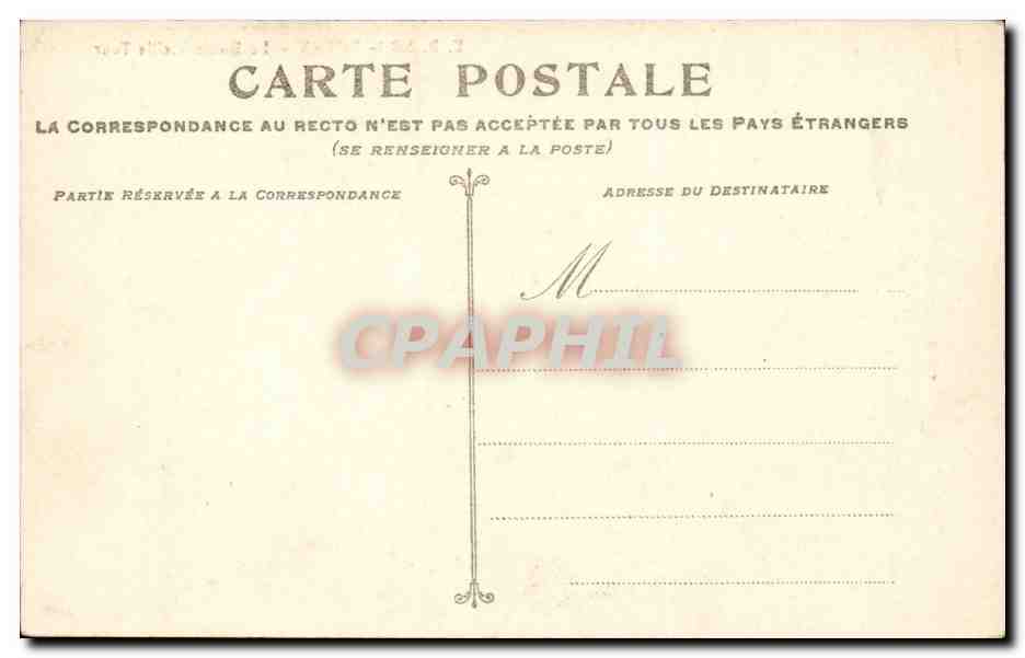 Rouen CPA La haute vieille tour — Verso