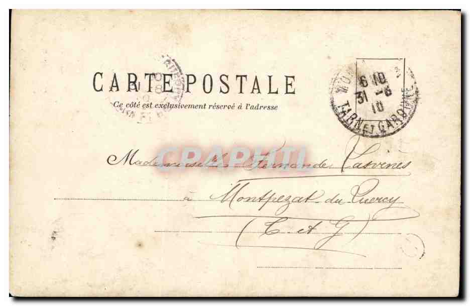 CPA FAntaisie Femme Paula Monti — Rückseite