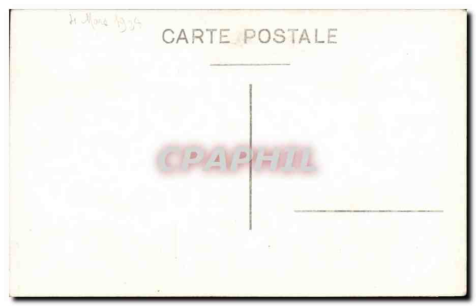 CPA Lourdes Vierge — Verso
