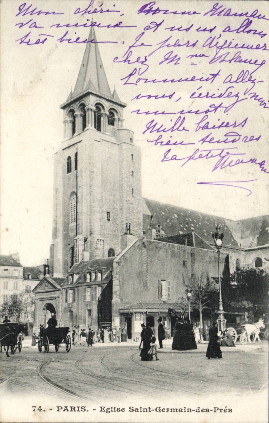 Paris CPA Eglise Saint Germain des Pres