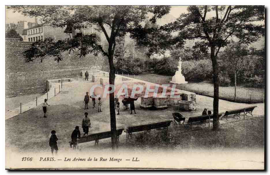 Paris CPA Les arenes de la rue Monge
