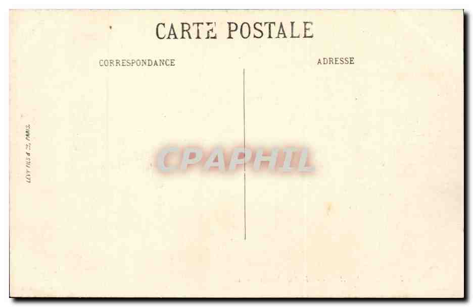 Paris CPA Les arenes de la rue Monge — Rückseite