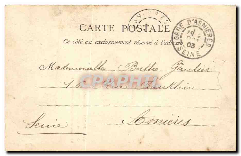 Paris CPA Auguste CAin Aigle et vautour se disputant un ours mort Square Montholen Eagle Bear — Rückseite
