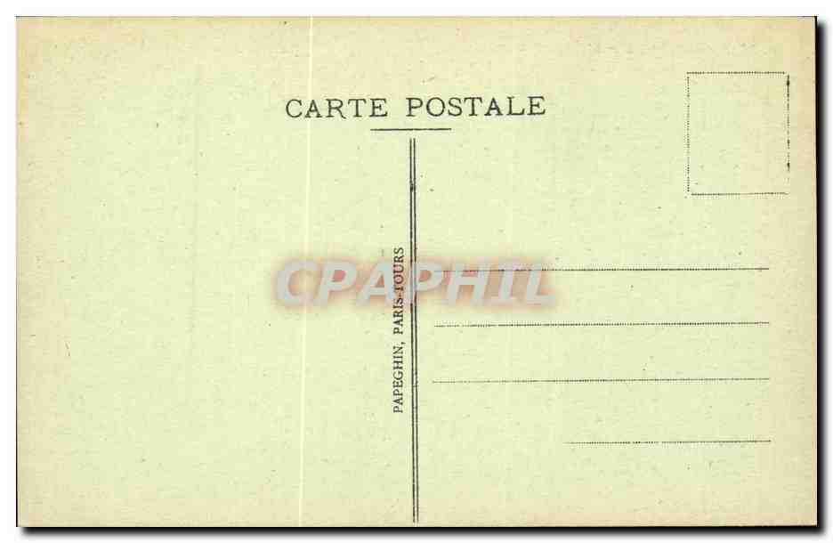 Paris CPA La Madeleine — Verso