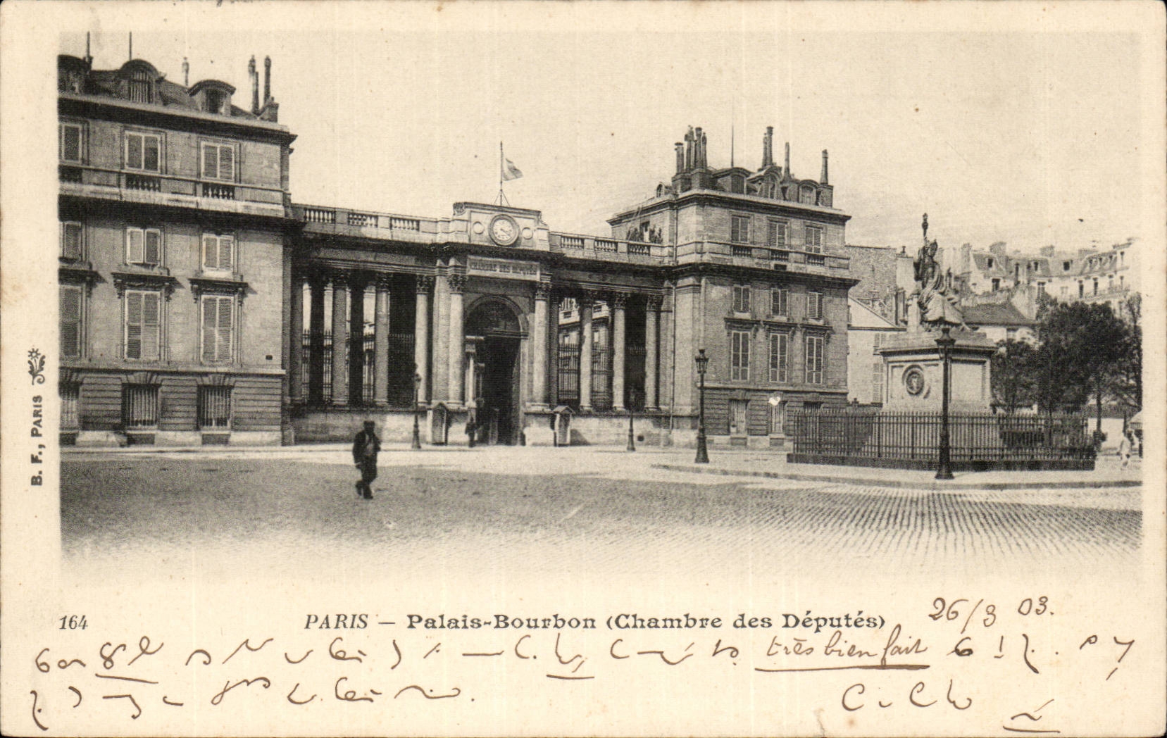 Paris CPA palais Bourbon Chambre des Deputes