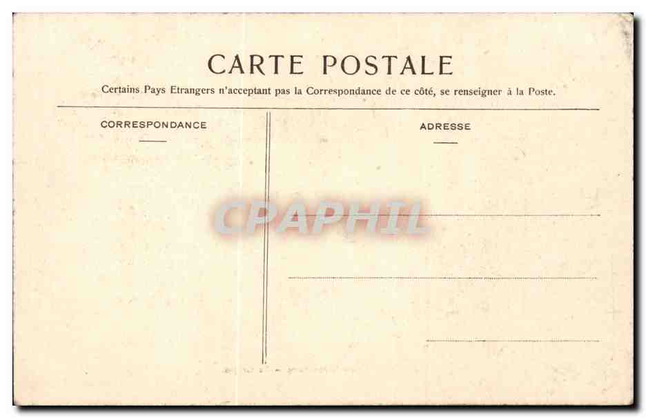Paris CPA Eglise Saint Merri La crypte — Rückseite