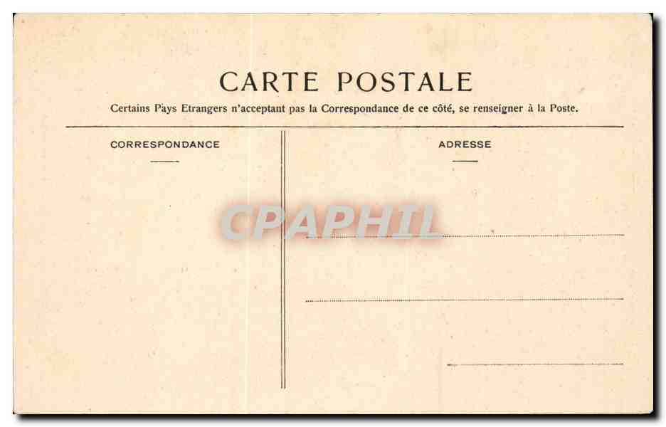 Paris CPA Eglise Saint Merri Le portail — Verso