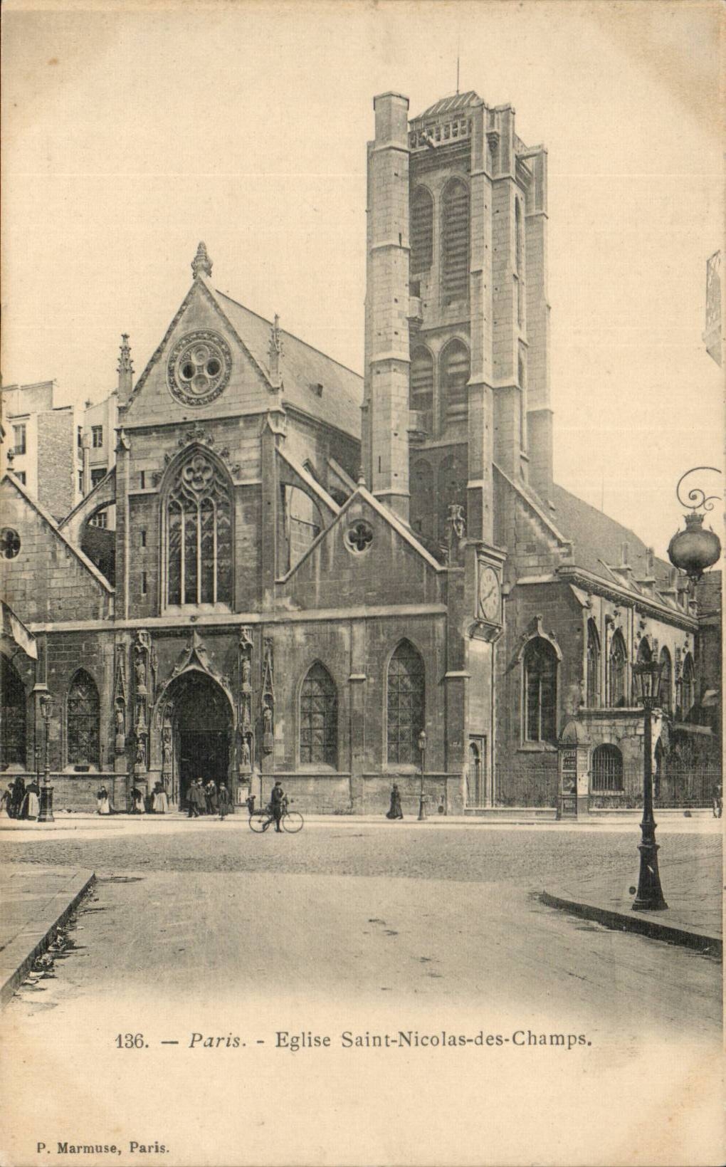 Paris CPA Eglise Saint Nicolas des Champs