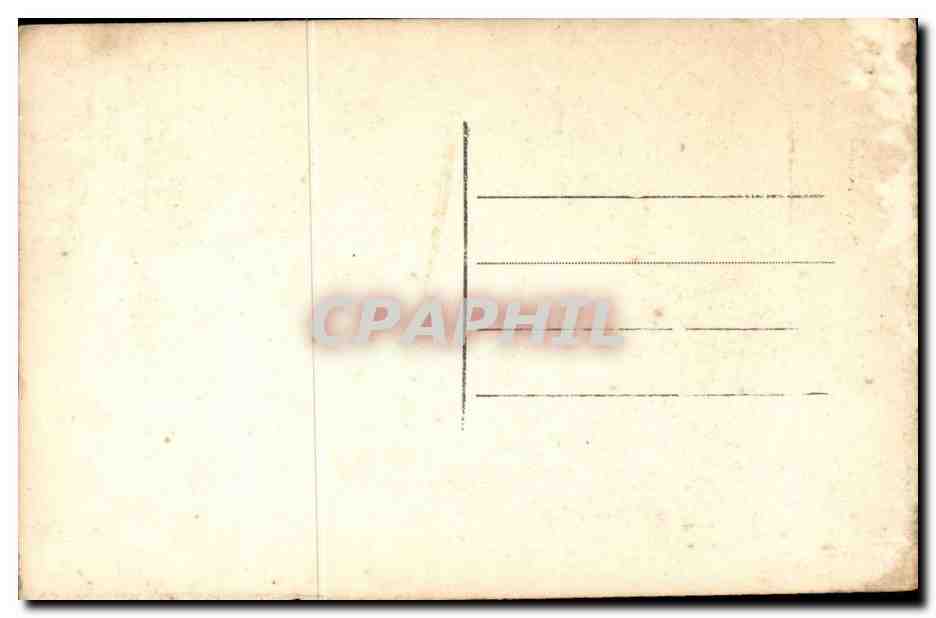 CPA Fantaisie Homme Bonne fete — Rückseite