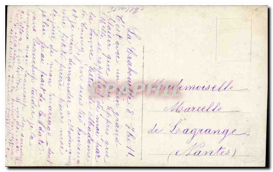CPA Fantaisie Enfant Bonne annee — Rückseite