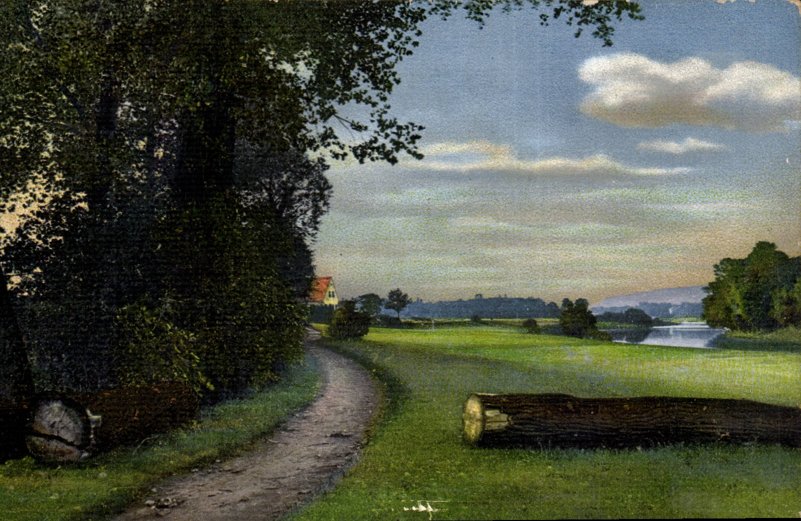 CPA Fantaisie Paysage