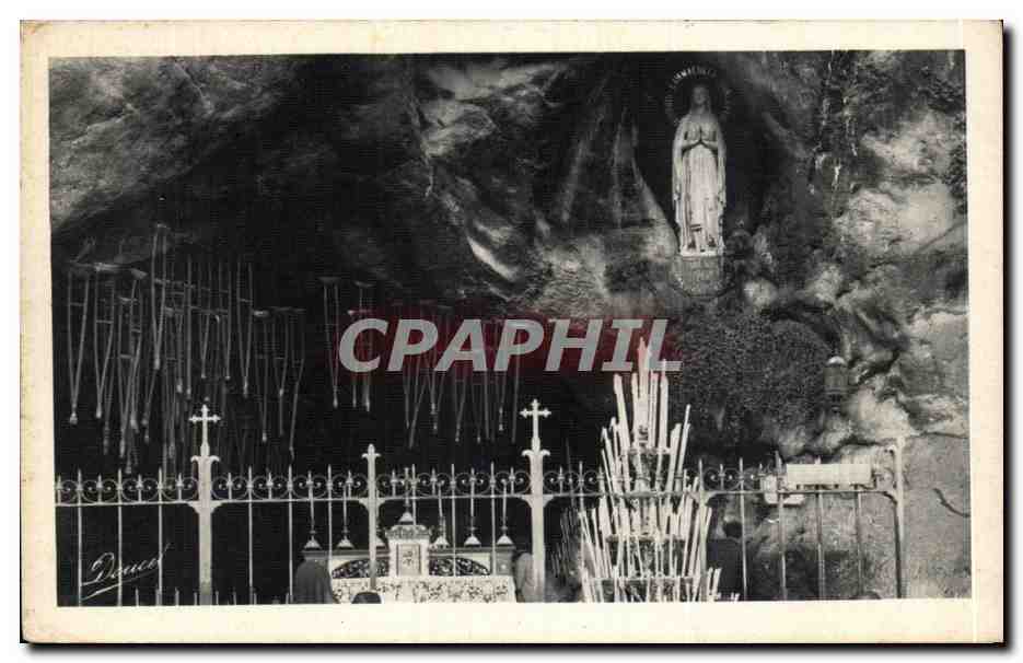 CPA Lourdes GRotte miraculeuse
