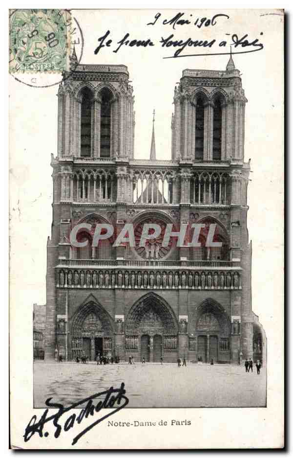 Paris CPA Notre DAme