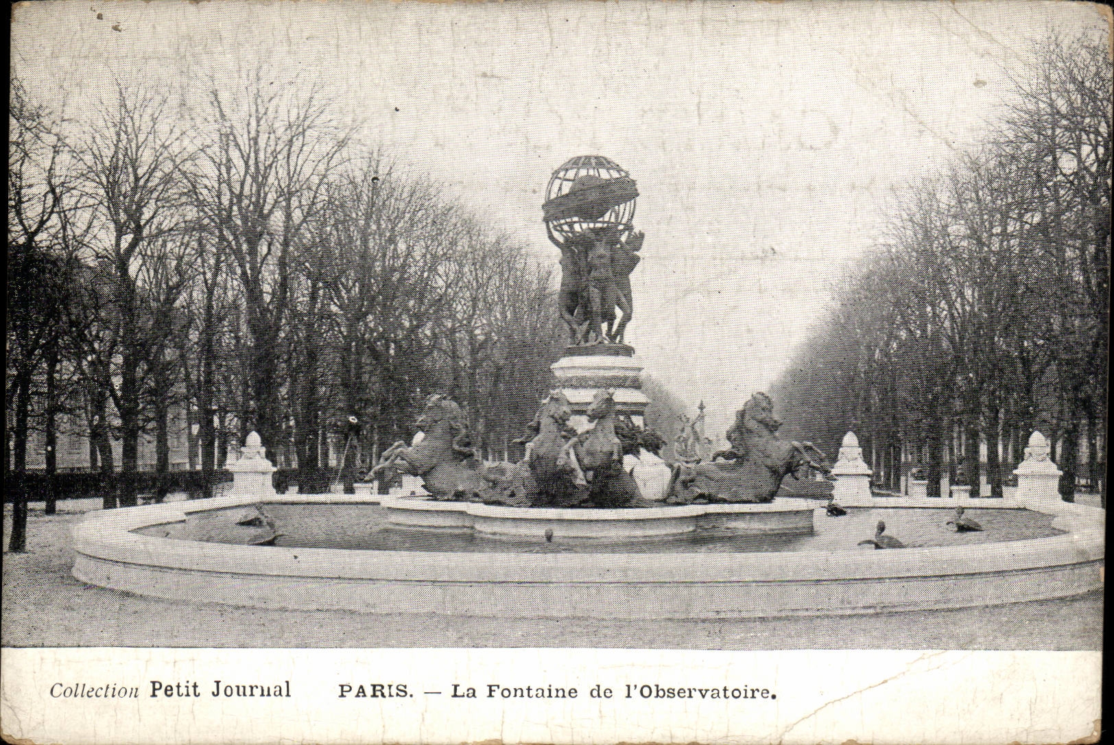 PARIS — La Fontaine de l'Observatoire — Collection Petit Journal