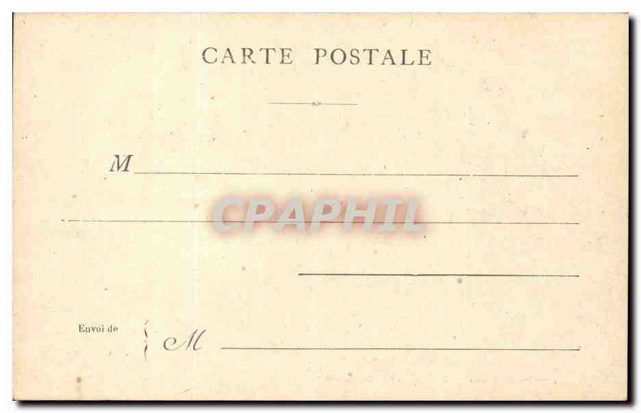 Paris CPA Grand palais — Verso