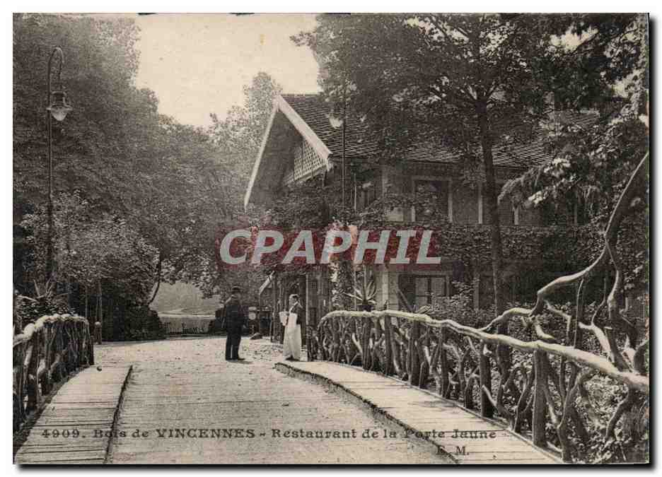 Bois de Vincennes - Restaurant de la Porte Jaune — E.M. n°4909
