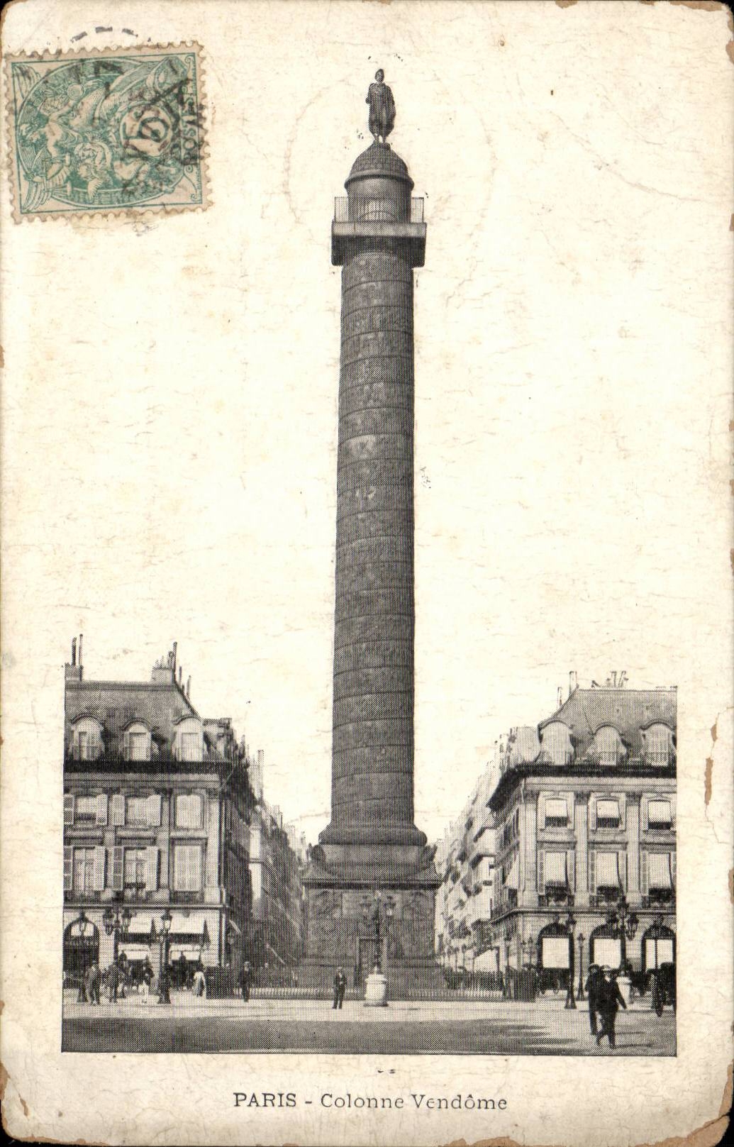 Paris CPA Colonne Vendome