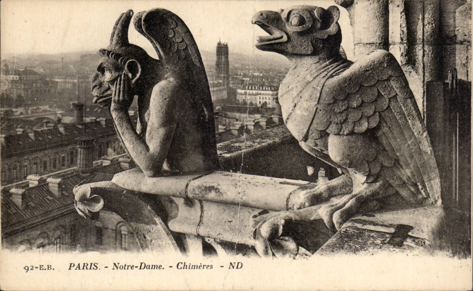 Paris - Notre-Dame - Chimères - ND — Édition Collectors, 102 Partes, Paris