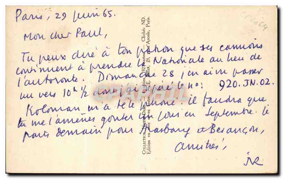 Paris - Notre-Dame - Chimères - ND — Édition Collectors, 102 Partes, Paris — Reverso