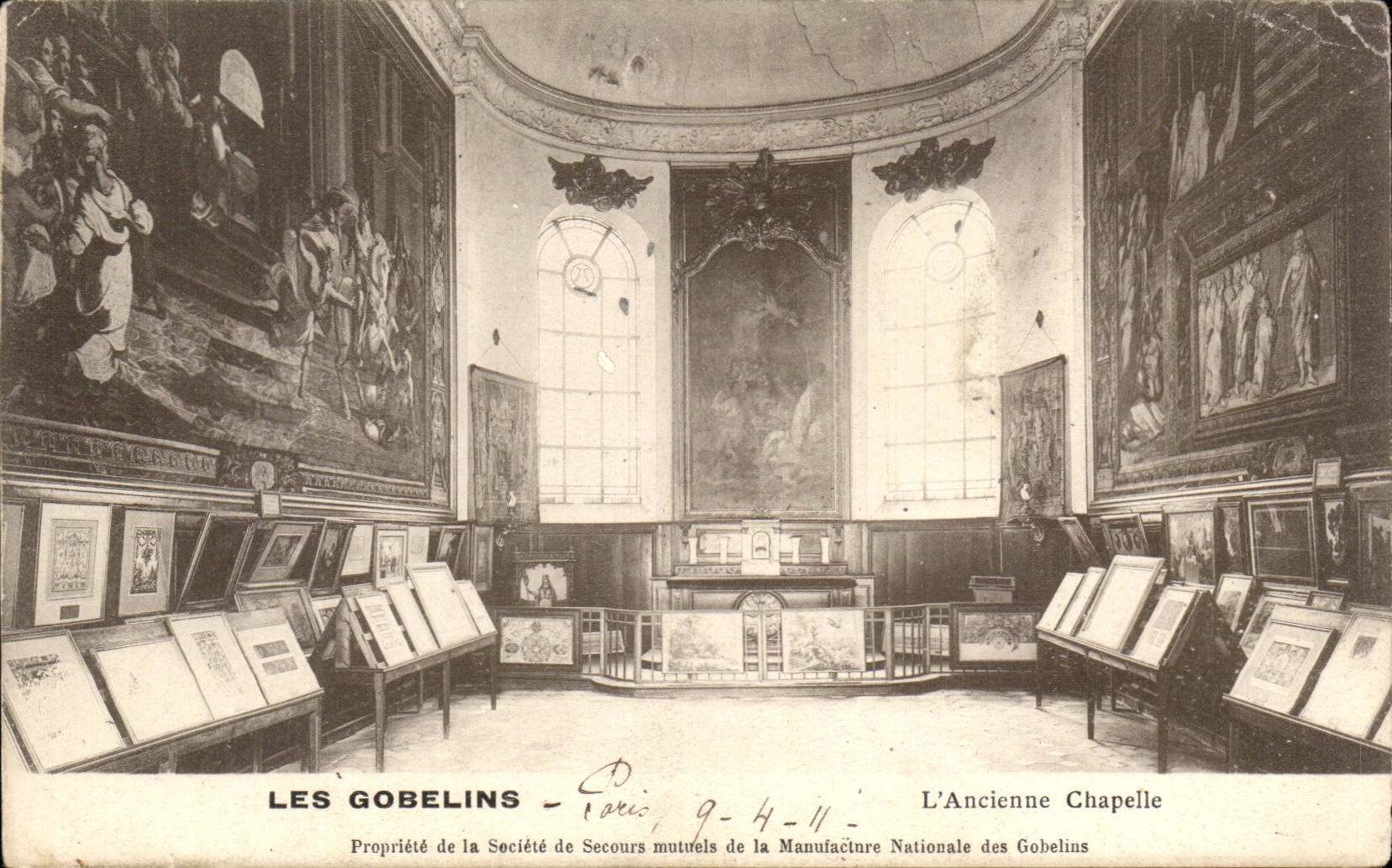 Paris CPA Ancienne chapelle Les Gobelins