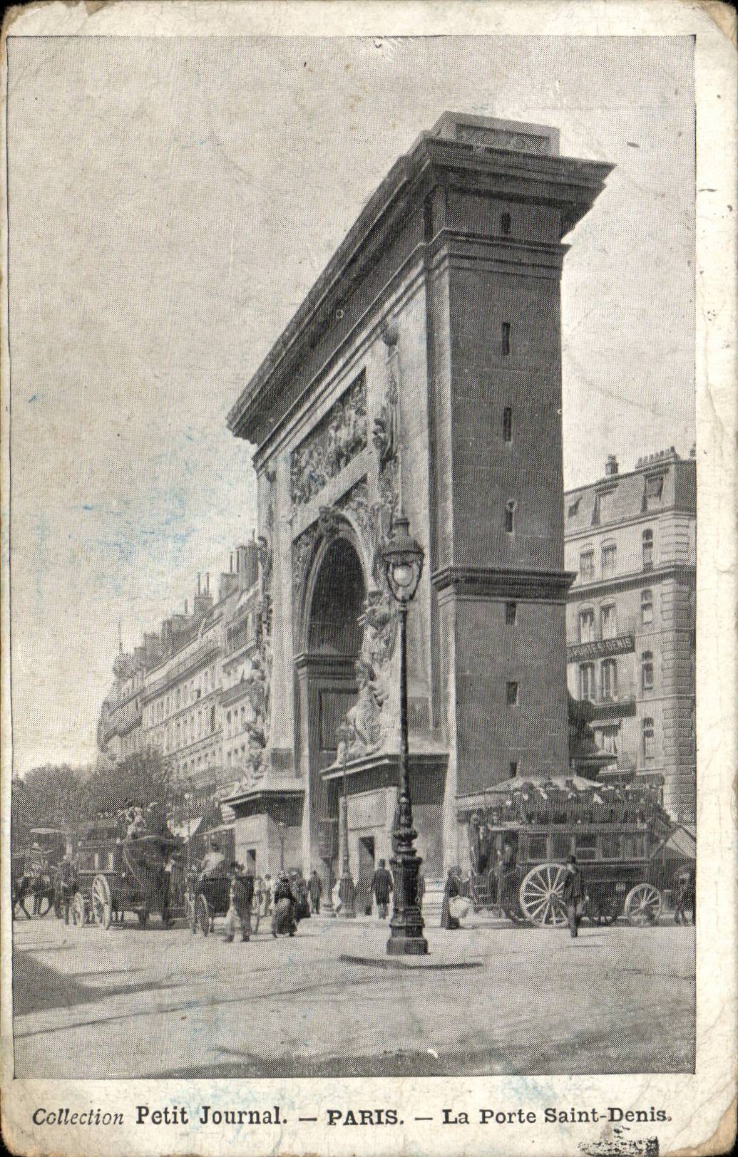 Paris CPA porte St Denis