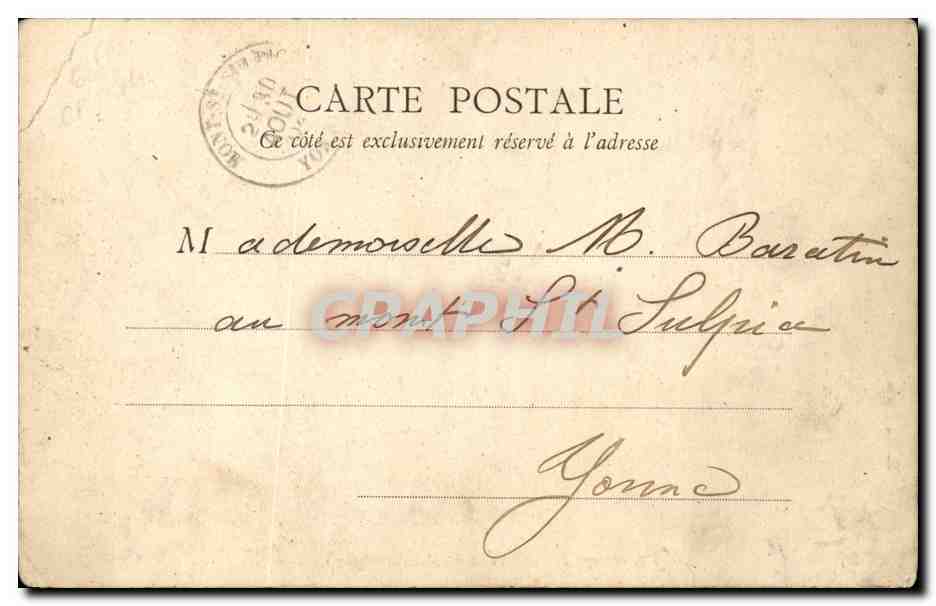 Paris CPA Eglise Notre Dame des Victoires — Rückseite