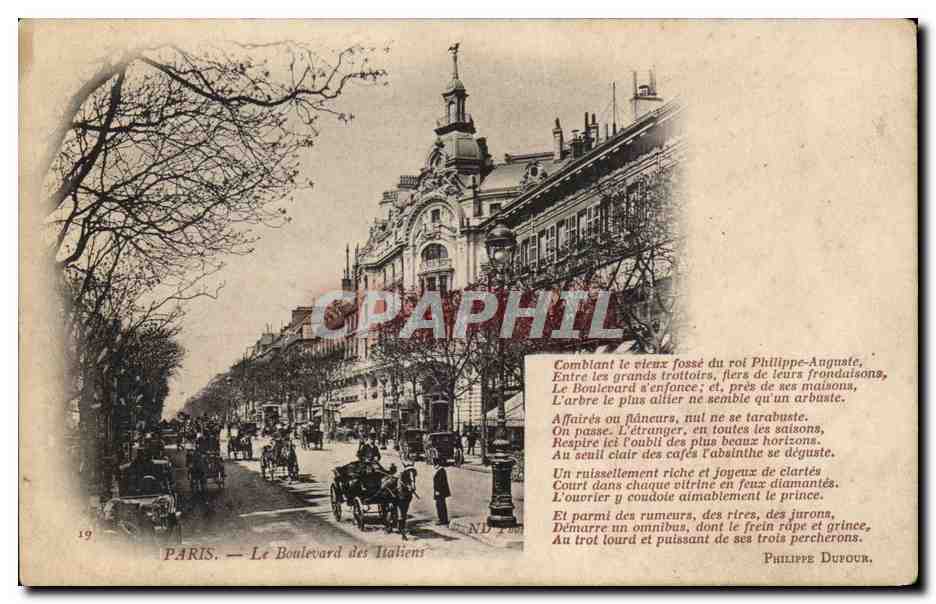 Paris CPA Boulevard des Italiens