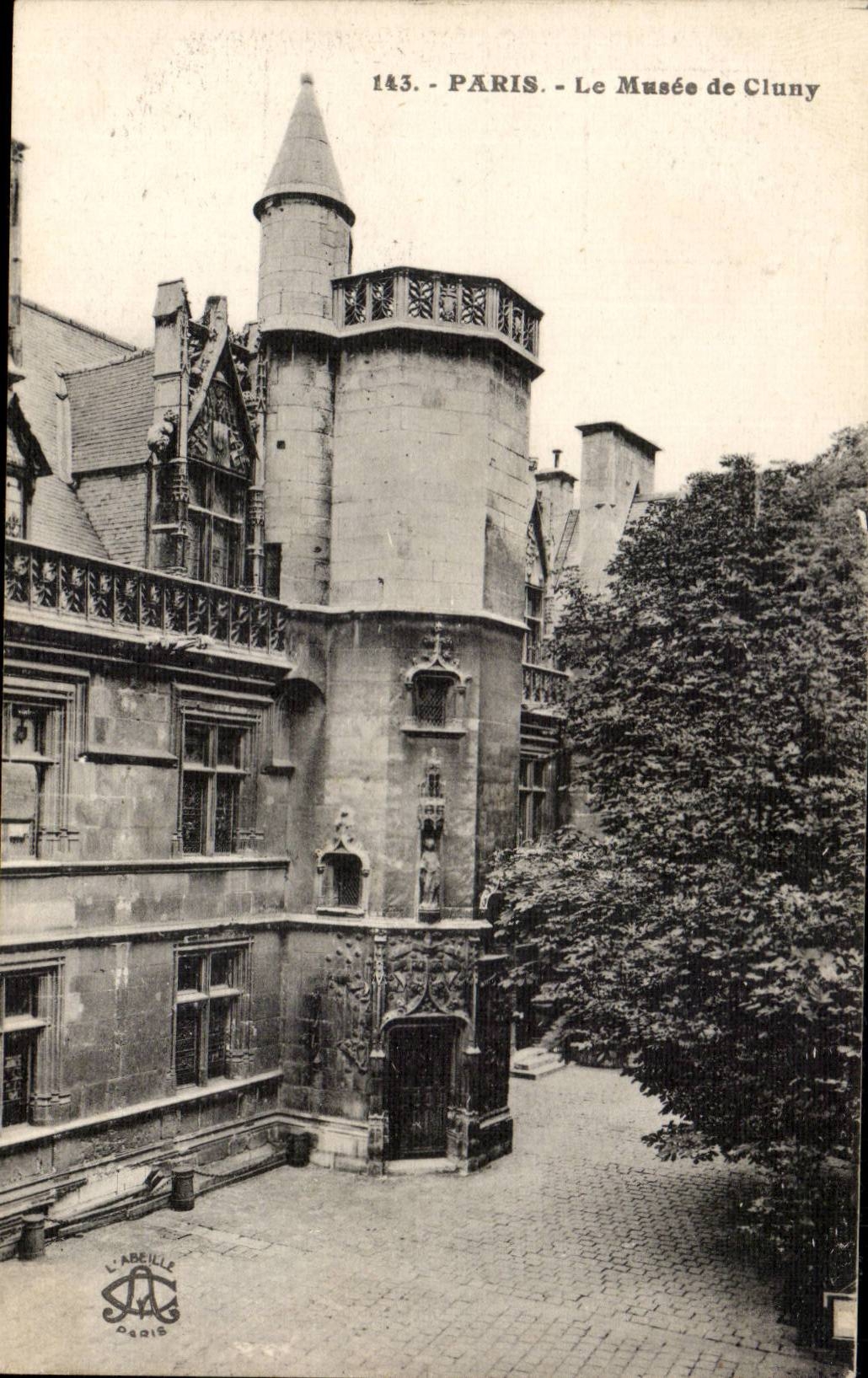 Paris CPA Musee de CLuny