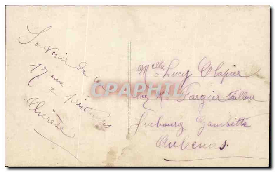 CPA FAntaisie Enfant Souvenir du Printemps — Rückseite