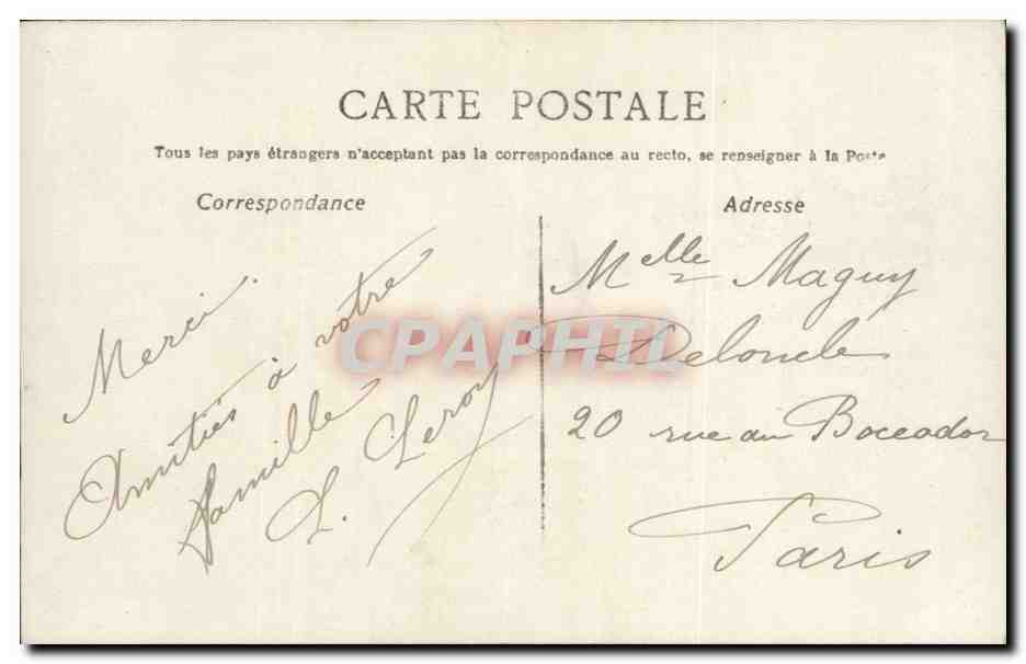 Jeune femme en robe lilas avec lilas — Irisea, n° 2571 — Verso