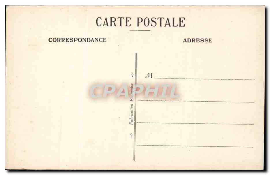 CPA FAntaisie Femme — Verso