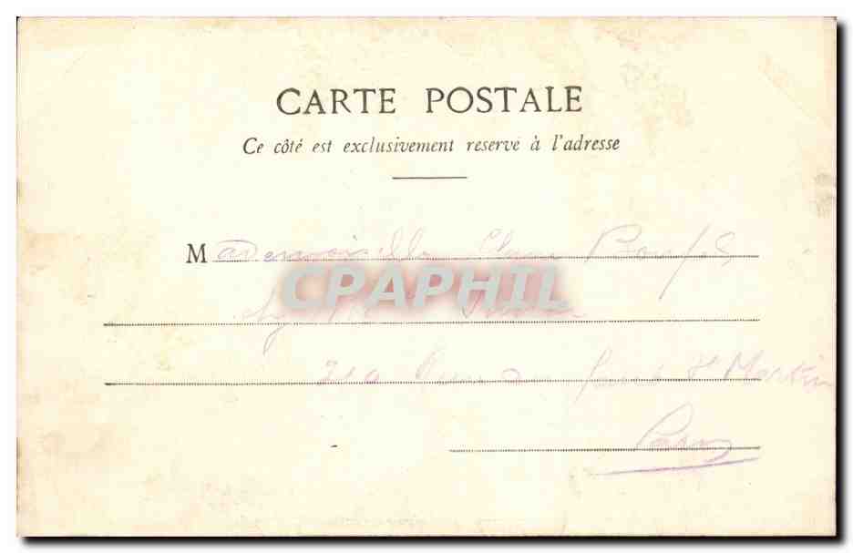 Idylle sous l'Empire — Le Salut — G. I., Paris — Verso