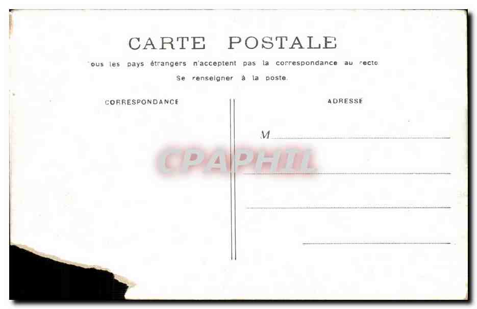 Paris - Avenue des Champs-Élysées — vue de l'entrée avec colonnes et statues — éditeur non identifié — Rückseite