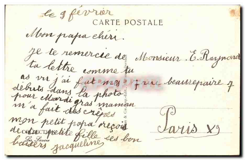 Le Berchat et les Aiguilles de Varens — St-Gervais-les-Bains — Cie. Rup. & Cie. n°25167 — Reverso