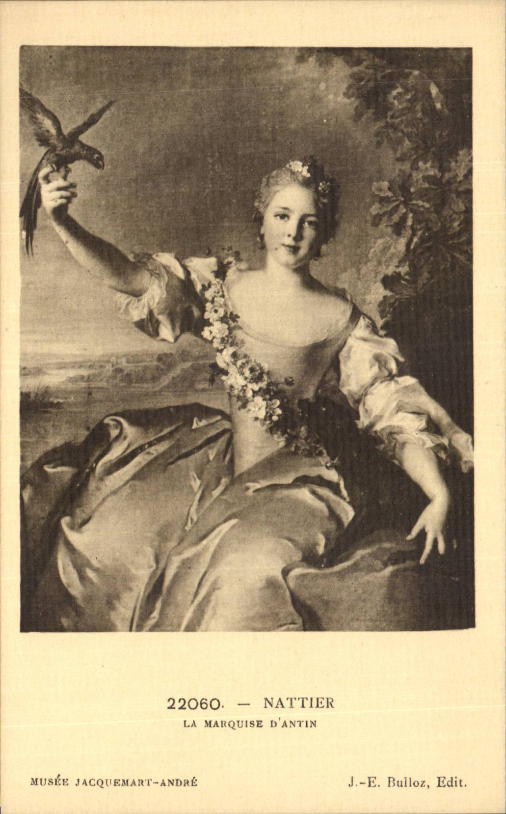 CPA Nattier La marquise d'Antin