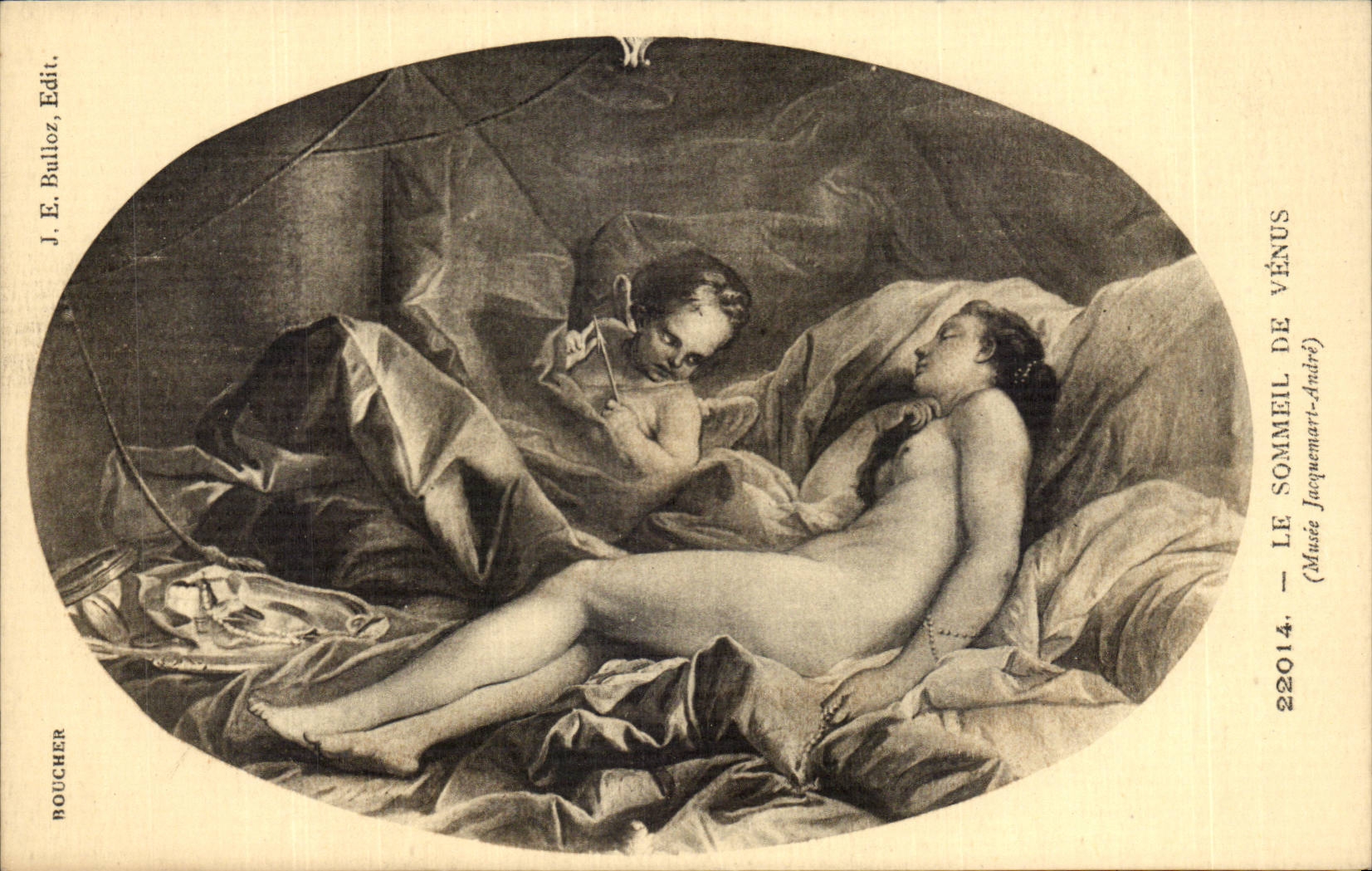 Der Schlaf der Venus — Musée Jacquemart-André — J. E. Bulloz, Edit. Boucher