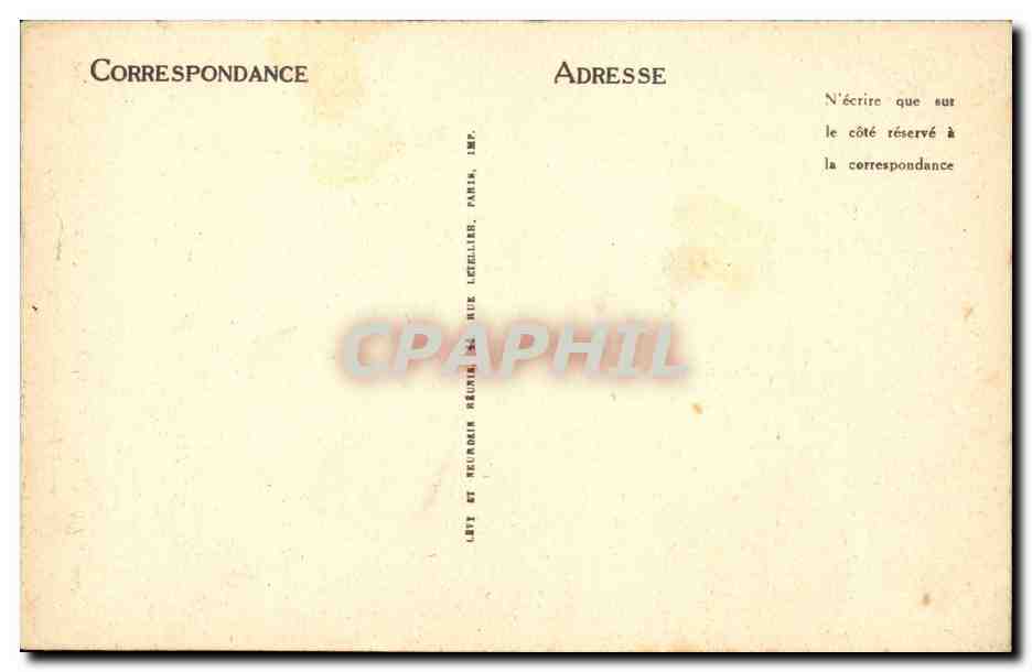 CPA Amiens La cathedrale Vierge ornant le pilier de la porte de la vierge doree — Back