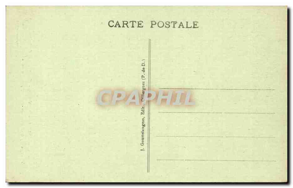 Vierge byzantine de la crypte de la vieille église — Royat — N.D. des Malades — n°1482 — Verso