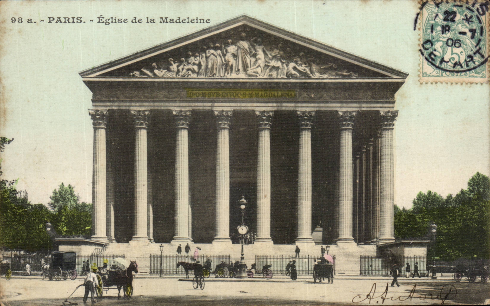 Paris CPA Eglise de la Madeleine