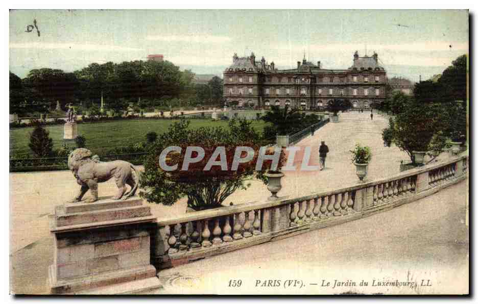 Paris CPA Jardin du Luxembourg